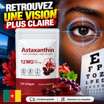 Astaxanthine l  Confort Visuel & Anti-Fatigue Oculaire 12mg