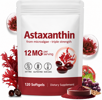 Astaxanthine l  Confort Visuel & Anti-Fatigue Oculaire 12mg